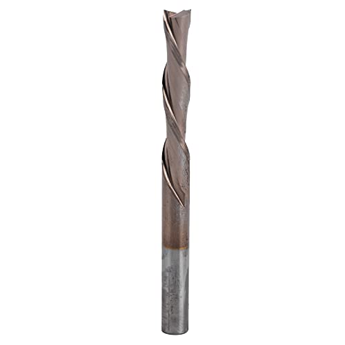 Tungstenstahl CNC Router Bits Doppelflöte -Frässchneider für Nylonharz ABS Acryl PVC PVC -Verarbeitung (6 * 6 * 32 * 70mm) von EVTSCAN