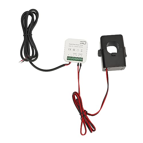 WiFi Smart Energy Meter Echtzeit Stromverbrauchsmonitor mit 200A CT -Klemme AC90-250V für Home Office von EVTSCAN