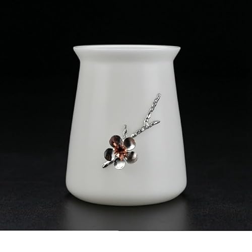 EVZSDOTYE Organizer-Eimer, Pinselhalter-Eimer, Blumenarrangement, chinesisches Teezeremonie-Zubehör, Keramik, weißes Porzellan, Ru-Brennofen, Brennofen(3) von EVZSDOTYE