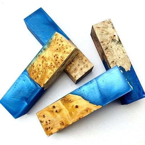 EVZZ 1 Pcs Scales Blanks Woodcraft Jute Holz Material Harz für Messergriff 105x34x27mm EVZZ 1 Pcs Scales Blanks Woodcraft Jute Holz Material Harz für Messergriff 105x34x27mm von EVZZ