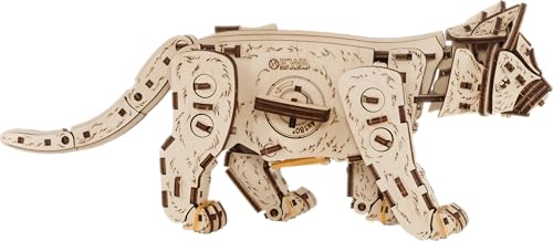 EWA Eco-Wood-Art Kitten Mechanischer Holzbausatz eines Kätzchens mit Federmotor, erhältlich in 3 Farbvarianten: Naturholz, Schwarz, Ingwer EWA Eco-Wood-Art Kitten Mechanischer Holzbausatz eines Kätzchens mit Federmotor, erhältlich in 3 Farbvarianten: Naturholz, Schwarz, Ingwer von EWA Eco-Wood-Art