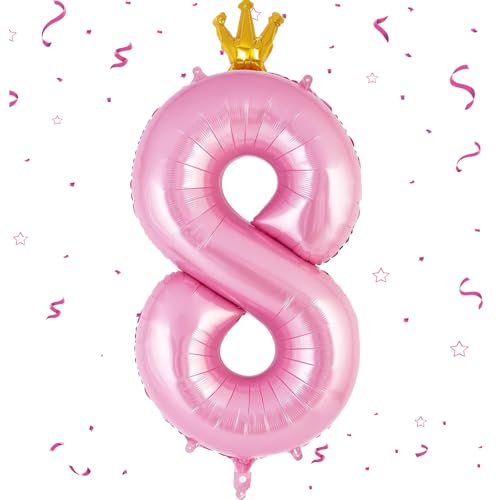 Zahlen Luftballon 8 Rosa,40 Zoll Luftballon Zahlen 8 Folien Ballon,Luftballon 8. Geburtstagsdeko Mädchen Riesen Folienballon 8. for Mädchen Jungen Birthday Party Geburtstag Dekor Zahlen Luftballon 8 Rosa,40 Zoll Luftballon Zahlen 8 Folien Ballon,Luftballon 8. Geburtstagsdeko Mädchen Riesen Folienballon 8. for Mädchen Jungen Birthday Party Geburtstag Dekor von EWODEIEW