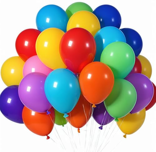 EWODEIEW Luftballons Bunt, 60 Stück 10 Zoll Farben Latex Ballons,Matt Regenbogen Helium Luftballon,Bunte Luftballon Girlande Partyballon für Geburtstag Babyparty Hochzeit Party Deko EWODEIEW Luftballons Bunt, 60 Stück 10 Zoll Farben Latex Ballons,Matt Regenbogen Helium Luftballon,Bunte Luftballon Girlande Partyballon für Geburtstag Babyparty Hochzeit Party Deko von EWODEIEW