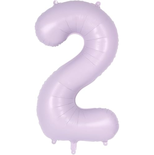 EWODEIEW Zahlen Luftballon 2 Licht Lila,40 Zoll Luftballon Zahlen 2 Folien Ballon,Luftballon 2. Geburtstagsdeko Mädchen Riesen Folienballon 2. for Mädchen Jungen Birthday Party Geburtstag Dekor EWODEIEW Zahlen Luftballon 2 Licht Lila,40 Zoll Luftballon Zahlen 2 Folien Ballon,Luftballon 2. Geburtstagsdeko Mädchen Riesen Folienballon 2. for Mädchen Jungen Birthday Party Geburtstag Dekor von EWODEIEW