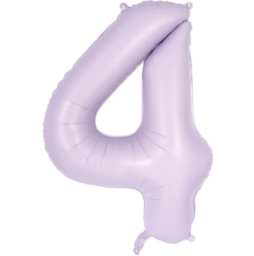 EWODEIEW Zahlen Luftballon 4 Licht Lila,40 Zoll Luftballon Zahlen 4 Folien Ballon,Luftballon 4. Geburtstagsdeko Mädchen Riesen Folienballon 4. for Mädchen Jungen Birthday Party Geburtstag Dekor EWODEIEW Zahlen Luftballon 4 Licht Lila,40 Zoll Luftballon Zahlen 4 Folien Ballon,Luftballon 4. Geburtstagsdeko Mädchen Riesen Folienballon 4. for Mädchen Jungen Birthday Party Geburtstag Dekor von EWODEIEW