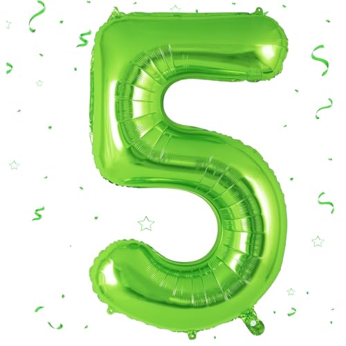 EWODEIEW Zahlen Luftballon 5 Grün,40 Zoll Luftballon Zahlen 5 Folien Ballon,Luftballon 5. Geburtstagsdeko Mädchen Riesen Folienballon 5. for Mädchen Jungen Birthday Party Geburtstag Dekor EWODEIEW Zahlen Luftballon 5 Grün,40 Zoll Luftballon Zahlen 5 Folien Ballon,Luftballon 5. Geburtstagsdeko Mädchen Riesen Folienballon 5. for Mädchen Jungen Birthday Party Geburtstag Dekor von EWODEIEW