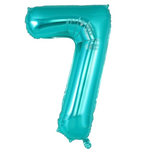 EWODEIEW Zahlen Luftballon 7 Hellblau,40 Zoll Luftballon Zahlen 7 Folien Ballon,Luftballon 7. Geburtstagsdeko Mädchen Riesen Folienballon 7. for Mädchen Jungen Birthday Party Geburtstag Dekor EWODEIEW Zahlen Luftballon 7 Hellblau,40 Zoll Luftballon Zahlen 7 Folien Ballon,Luftballon 7. Geburtstagsdeko Mädchen Riesen Folienballon 7. for Mädchen Jungen Birthday Party Geburtstag Dekor von EWODEIEW