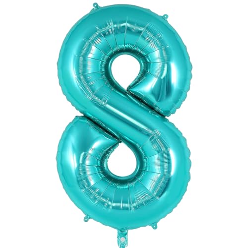 EWODEIEW Zahlen Luftballon 8 Hellblau,40 Zoll Luftballon Zahlen 8 Folien Ballon,Luftballon 8. Geburtstagsdeko Mädchen Riesen Folienballon 8. for Mädchen Jungen Birthday Party Geburtstag Dekor EWODEIEW Zahlen Luftballon 8 Hellblau,40 Zoll Luftballon Zahlen 8 Folien Ballon,Luftballon 8. Geburtstagsdeko Mädchen Riesen Folienballon 8. for Mädchen Jungen Birthday Party Geburtstag Dekor von EWODEIEW