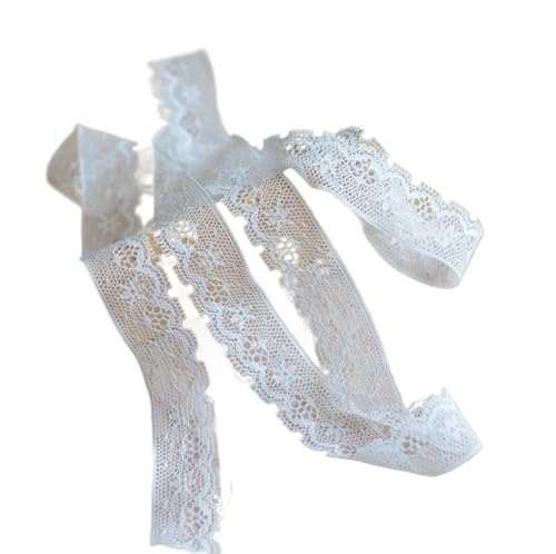 10 Meters Beautiful White Lace Ribbon Tape 2cm Trim DIY Embroidered For Sewing Decoration Fabric(WHITE) von EWUHYFP