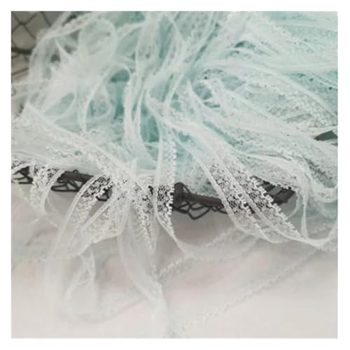 5 Meters/lot Width 0.8cm Lace Applique Trim Ribbon DIY Clothing Dress Accessories(Light Blue) von EWUHYFP