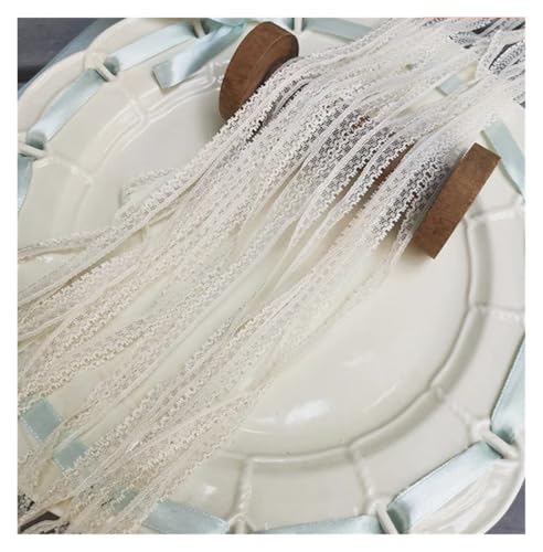 5 Meters/lot Width 0.8cm Lace Applique Trim Ribbon DIY Clothing Dress Accessories(Light beige) von EWUHYFP