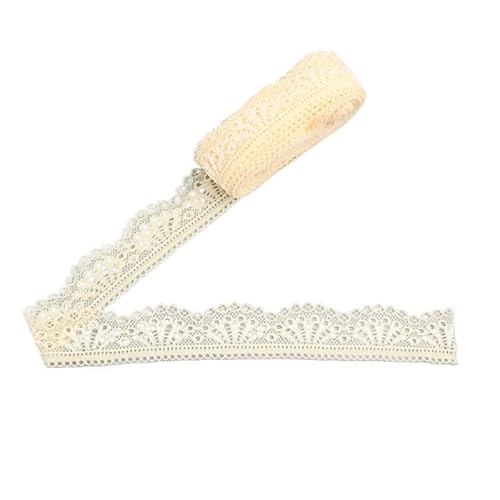 5 Yards/lot Lace Ribbon Tape 40mm Trim Underwear Dress DIY Clothing Accessories(Yellow) von EWUHYFP