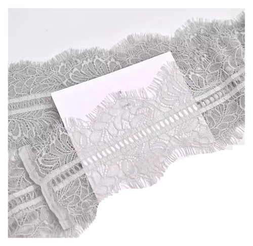 9.5cm wide eyelashes lace accessories DIY handmade decorative sewing clothing material fabric underwear(Light grey) von EWUHYFP