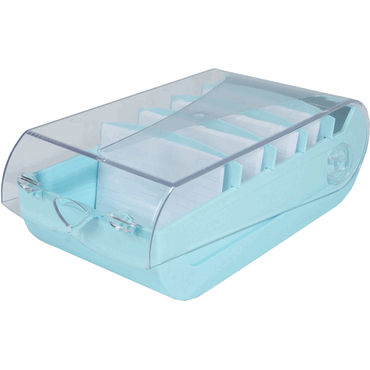 EXACOMPTA Karteikasten BunnyBox - A8 quer inkl. 100 Karten A8 liniert von EXACOMPTA