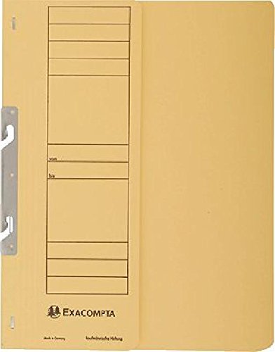 EXCACOMPTA Einhakhefter mit halbem Deckel/352604B, gelb, A4, 250g/qm EXCACOMPTA Einhakhefter mit halbem Deckel/352604B, gelb, A4, 250g/qm von EXACOMPTA
