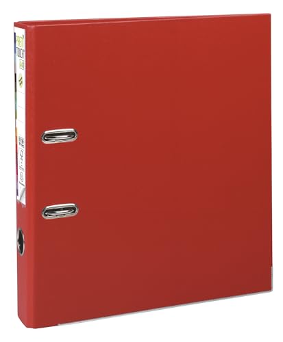 Exacompta 53145E 10er Pack Premium Kunststoff-Ordner Prem´Touch. 5 cm schmal DIN A4 MAXI Ringordner Aktenordner Briefordner Büroordner Plastikordner Schlitzordner rot Exacompta 53145E 10er Pack Premium Kunststoff-Ordner Prem´Touch. 5 cm schmal DIN A4 MAXI Ringordner Aktenordner Briefordner Büroordner Plastikordner Schlitzordner rot von EXACOMPTA