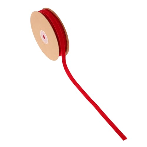 EXAOMBLE 1 Rolle Beflockungsband rotes Band Bänder für Handwerk Wickelband Nylon EXAOMBLE 1 Rolle Beflockungsband rotes Band Bänder für Handwerk Wickelband Nylon von EXAOMBLE