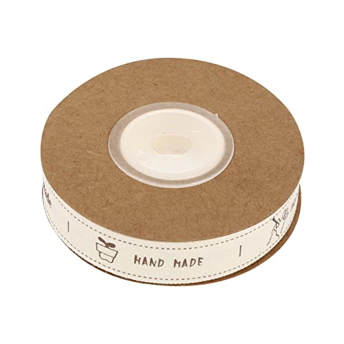 EXAOMBLE 1 Rolle Breites Baumwoll Printband Dekoratives Geschenkband für Diy Schleifen und Verpackungen Langlebig für Bastelprojekte und von EXAOMBLE