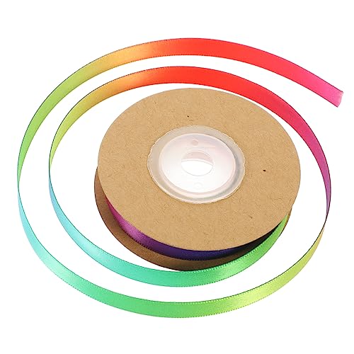 EXAOMBLE 1 Rolle Bunte Regenbogenband Doppelseitiges DIY Satinband für Bastelprojekte Geschenkverpackungen Hochzeiten und Weihnachten Farbverlauf Dekoband für Kreative Designs EXAOMBLE 1 Rolle Bunte Regenbogenband Doppelseitiges DIY Satinband für Bastelprojekte Geschenkverpackungen Hochzeiten und Weihnachten Farbverlauf Dekoband für Kreative Designs von EXAOMBLE
