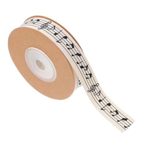 EXAOMBLE 1 Rolle Musik Baumwollband Bunte Ribbons für DIY Partyverpackungen Floristik und Geschenkideen Wiederverwendbar Langlebig für Kreative Projekte EXAOMBLE 1 Rolle Musik Baumwollband Bunte Ribbons für DIY Partyverpackungen Floristik und Geschenkideen Wiederverwendbar Langlebig für Kreative Projekte von EXAOMBLE