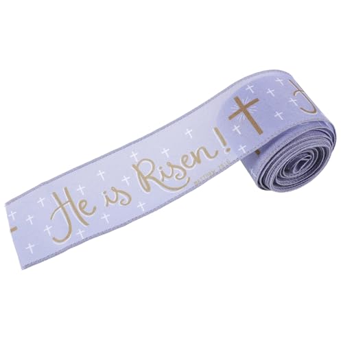 EXAOMBLE 1 Rolle Osterband Band mit Drahtkanten Valentinsband mit Drahtrand Urlaub verdrahtetes Band Drahtband zum Verpacken von Geschenken Valentinstagsband Außenband Stoff EXAOMBLE 1 Rolle Osterband Band mit Drahtkanten Valentinsband mit Drahtrand Urlaub verdrahtetes Band Drahtband zum Verpacken von Geschenken Valentinstagsband Außenband Stoff von EXAOMBLE