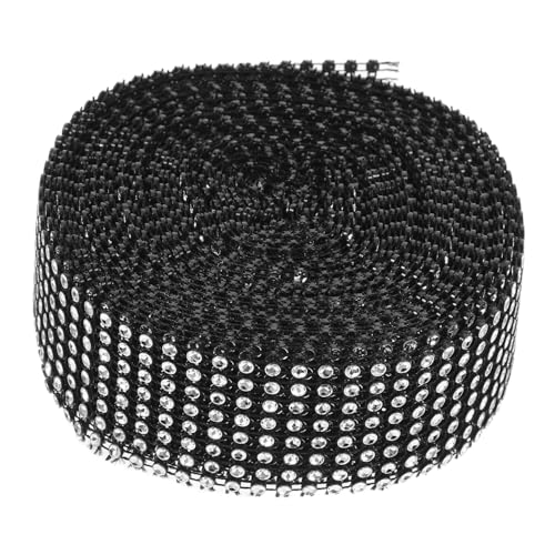 EXAOMBLE 1 Rolle Rhinestone Dekoband Selbstklebendes Strassband für Kreative Bastelprojekte Reihig für Hochzeiten Geschenkverpackungen und Handyhüllen von EXAOMBLE