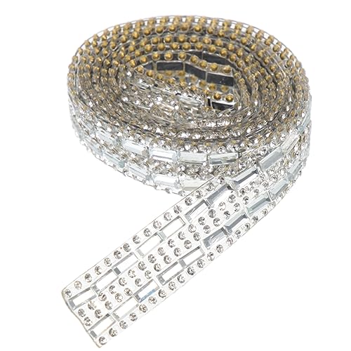 EXAOMBLE 1 Rolle Rhinestone Trim Schnittbare Glitzerband für Kleidung Kostüme und DIY Handwerk Breit für Hochzeiten Dekorationen und Bastelprojekte EXAOMBLE 1 Rolle Rhinestone Trim Schnittbare Glitzerband für Kleidung Kostüme und DIY Handwerk Breit für Hochzeiten Dekorationen und Bastelprojekte von EXAOMBLE