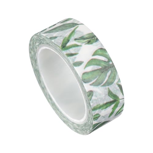 EXAOMBLE 1 Rolle Washi Tape mit Tropischen Pflanzenmotiven Dekoratives Klebeband für Scrapbooking DIY Handarbeiten Journaling und Kreative Projekte Vielseitig Einsetzbar EXAOMBLE 1 Rolle Washi Tape mit Tropischen Pflanzenmotiven Dekoratives Klebeband für Scrapbooking DIY Handarbeiten Journaling und Kreative Projekte Vielseitig Einsetzbar von EXAOMBLE