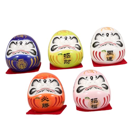 EXAOMBLE 1 Satz Dharma-Dekorationen japanische Dharma-Puppe Porzellanpuppe Puppe Japanische Puppen Keramik EXAOMBLE 1 Satz Dharma-Dekorationen japanische Dharma-Puppe Porzellanpuppe Puppe Japanische Puppen Keramik von EXAOMBLE