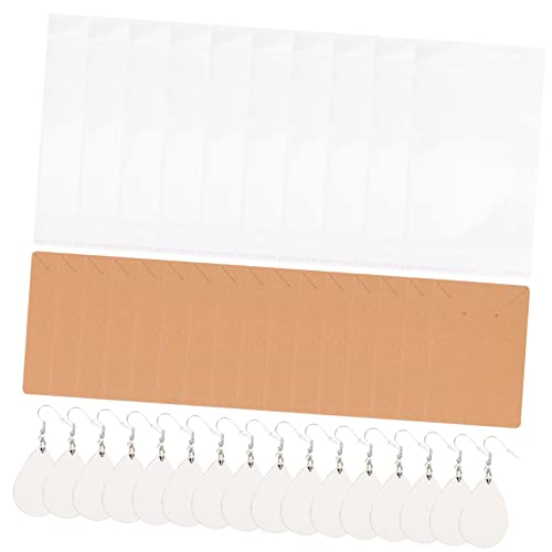 EXAOMBLE 1 Satz Sublimations Ohrringe Set DIY Blanko Ohrringe für Kreative Schmuckgestaltung Wasserfall Design für Personalisierte Hochzeitsdeko und Bastelprojekte von EXAOMBLE