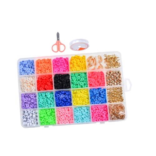 EXAOMBLE 1 Schachtel Fächer Polymer Clay Perlen DIY Schmuck Zubehör für Armbänder und Anhänger Hochwertige Langlebige Bastelperlen für Kreative Projekte EXAOMBLE 1 Schachtel Fächer Polymer Clay Perlen DIY Schmuck Zubehör für Armbänder und Anhänger Hochwertige Langlebige Bastelperlen für Kreative Projekte von EXAOMBLE