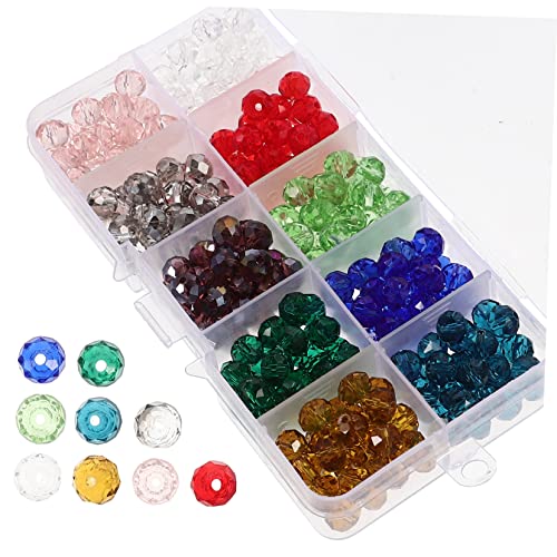 EXAOMBLE 1 Schachtel Farbige Glasperlen für DIY Schmuckherstellung Wasserklare Perlen mit Glatter Oberfläche für Armbänder und Bastelprojekte Perfektes für Kreative Bastler EXAOMBLE 1 Schachtel Farbige Glasperlen für DIY Schmuckherstellung Wasserklare Perlen mit Glatter Oberfläche für Armbänder und Bastelprojekte Perfektes für Kreative Bastler von EXAOMBLE