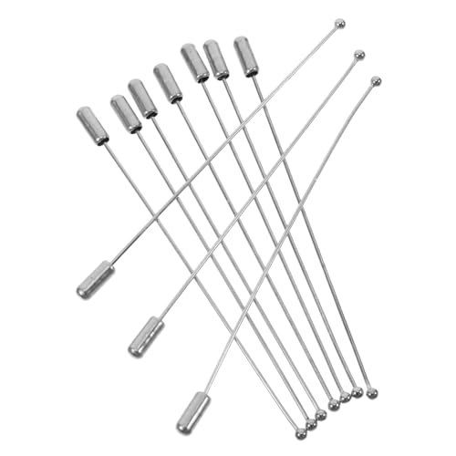 EXAOMBLE 10 Stück Brosche Stecknadeln zum Basteln Stecknadel aus Metall Rostfreier Stahl Silber EXAOMBLE 10 Stück Brosche Stecknadeln zum Basteln Stecknadel aus Metall Rostfreier Stahl Silber von EXAOMBLE