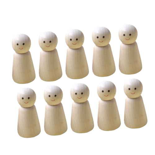 EXAOMBLE 10 Stück DIY Holz Peg Puppen zum Bemalen Kreative Figuren für Bastelprojekte Kunstkurse und Geburtstagsfeiern Beruhigendes Hobby für Erwachsene EXAOMBLE 10 Stück DIY Holz Peg Puppen zum Bemalen Kreative Figuren für Bastelprojekte Kunstkurse und Geburtstagsfeiern Beruhigendes Hobby für Erwachsene von EXAOMBLE