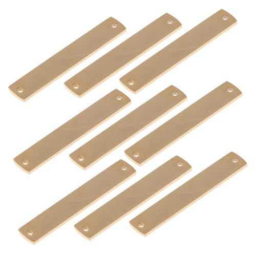 EXAOMBLE 10 Stück Doppel Loch Verbinder mit Spiegelndem Finish DIY Anhänger für Schmuckherstellung Dekorationen und Kreative Bastelprojekte Gold EXAOMBLE 10 Stück Doppel Loch Verbinder mit Spiegelndem Finish DIY Anhänger für Schmuckherstellung Dekorationen und Kreative Bastelprojekte Gold von EXAOMBLE
