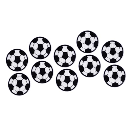 EXAOMBLE 10 Stück Fußball Patches für Kleidung Austauschbare Strapazierfähige Applikationen für Jeans Rucksäcke und Handarbeiten Durchmesser EXAOMBLE 10 Stück Fußball Patches für Kleidung Austauschbare Strapazierfähige Applikationen für Jeans Rucksäcke und Handarbeiten Durchmesser von EXAOMBLE