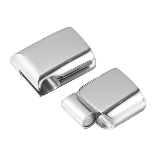 EXAOMBLE 10 Stück Magnetverschluss für Armbänder und Hochwertige Verschlüsse Stahlfarbe für Lederbänder Langlebig und Rostfrei EXAOMBLE 10 Stück Magnetverschluss für Armbänder und Hochwertige Verschlüsse Stahlfarbe für Lederbänder Langlebig und Rostfrei von EXAOMBLE