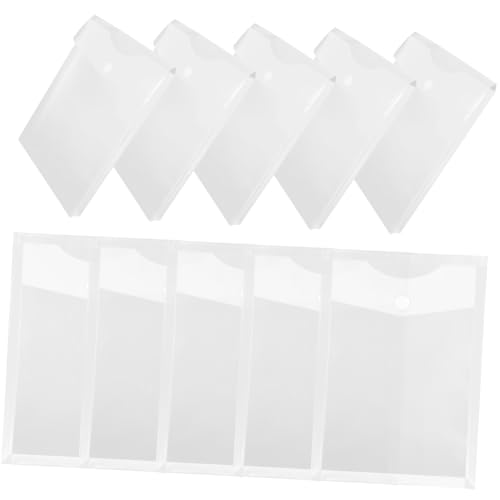 EXAOMBLE 10 Stück Teiliges Dokumenten Aufbewahrungstaschen Transparent mit Druckknopfverschluss für Büro Schule und Zuhause Vielseitige Organizer für Unterlagen Rechnungen und Mehr EXAOMBLE 10 Stück Teiliges Dokumenten Aufbewahrungstaschen Transparent mit Druckknopfverschluss für Büro Schule und Zuhause Vielseitige Organizer für Unterlagen Rechnungen und Mehr von EXAOMBLE
