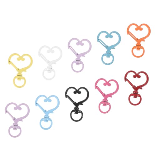 EXAOMBLE 10 Stück Teiliges Metall Lobster Clips Schlüsselring Buckles für DIY Zubehör Langlebig und Leicht für Taschen Schmuck und Bastelarbeiten EXAOMBLE 10 Stück Teiliges Metall Lobster Clips Schlüsselring Buckles für DIY Zubehör Langlebig und Leicht für Taschen Schmuck und Bastelarbeiten von EXAOMBLE