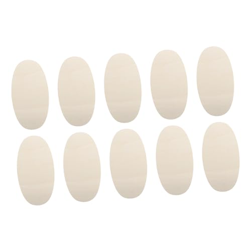 EXAOMBLE 10 Stück Teiliges Unvollendete Holzscheiben für DIY Bastelprojekte Ovales Holzstück für Dekoration Malen und Gestalten für Erwachsene EXAOMBLE 10 Stück Teiliges Unvollendete Holzscheiben für DIY Bastelprojekte Ovales Holzstück für Dekoration Malen und Gestalten für Erwachsene von EXAOMBLE