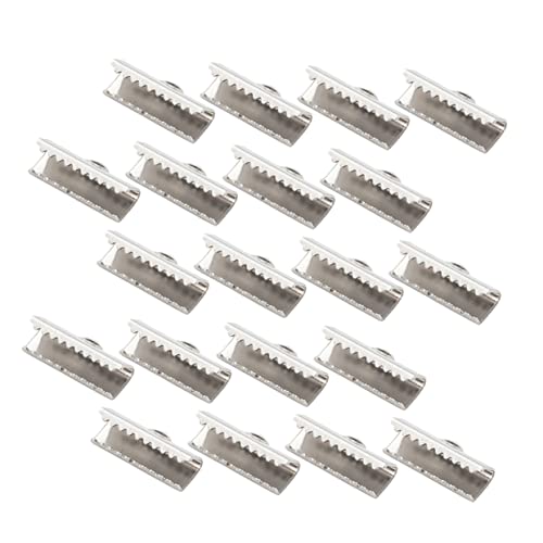 EXAOMBLE 100 Stück Crimp Enden für Schmuckherstellung Kordelklammern für Armbänder und DIY Projekte für Kreative Bastelarbeiten von EXAOMBLE