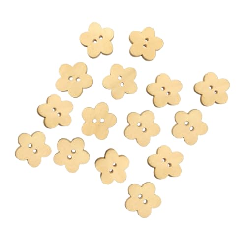 EXAOMBLE 100 Stück Holzknöpfe Blumenform Zweiloch Knöpfe Bunte DIY Bastelknöpfe für Nähen Kleidung Schuhe Handarbeit Zubehör Pack EXAOMBLE 100 Stück Holzknöpfe Blumenform Zweiloch Knöpfe Bunte DIY Bastelknöpfe für Nähen Kleidung Schuhe Handarbeit Zubehör Pack von EXAOMBLE