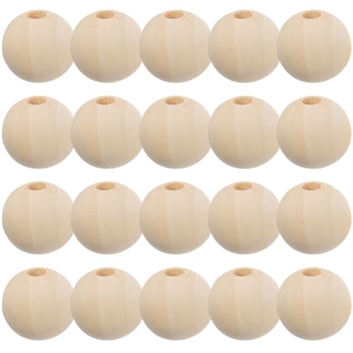 EXAOMBLE 100 Stück Holzperlen für DIY Schmuckherstellung Natürliche Handgefertigte Holzperlen für Armbänder und Dekorationen Hautfreundlich und Glatt EXAOMBLE 100 Stück Holzperlen für DIY Schmuckherstellung Natürliche Handgefertigte Holzperlen für Armbänder und Dekorationen Hautfreundlich und Glatt von EXAOMBLE