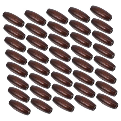 EXAOMBLE 100 Stück Natürliche Oval Holzperlen Große Loch Robustes Ahornholz DIY Schmuckherstellung Makramee Dekoration Vorhang Tasche Charms Zubehör EXAOMBLE 100 Stück Natürliche Oval Holzperlen Große Loch Robustes Ahornholz DIY Schmuckherstellung Makramee Dekoration Vorhang Tasche Charms Zubehör von EXAOMBLE
