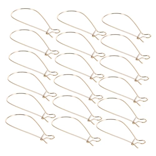 EXAOMBLE 100 Stück Ohrring Haken für DIY Schmuckherstellung Sichere und Glatte Ohrhaken Geeignet für Geburtstage Hochzeiten und Alltag von EXAOMBLE