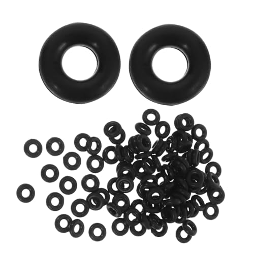 EXAOMBLE 100 Stück Positionierungsring aus Silikon Perlenringe selber machen Perlenabstandshalter für die Schmuckherstellung Abstandshalter aus Silikonperlen Kieselgel Black EXAOMBLE 100 Stück Positionierungsring aus Silikon Perlenringe selber machen Perlenabstandshalter für die Schmuckherstellung Abstandshalter aus Silikonperlen Kieselgel Black von EXAOMBLE
