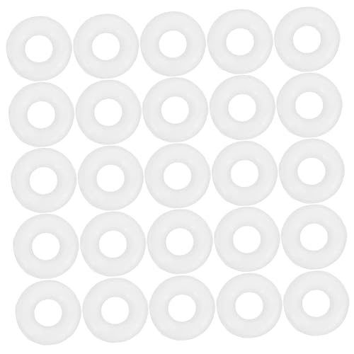 EXAOMBLE 100 Stück Positionierungsring aus Silikon Silikon-Anhänger Charm-Stopper Silikonhalterperlen Silikonring zur Schmuckherstellung Abstandsperlen Kieselgel Transparent EXAOMBLE 100 Stück Positionierungsring aus Silikon Silikon-Anhänger Charm-Stopper Silikonhalterperlen Silikonring zur Schmuckherstellung Abstandsperlen Kieselgel Transparent von EXAOMBLE