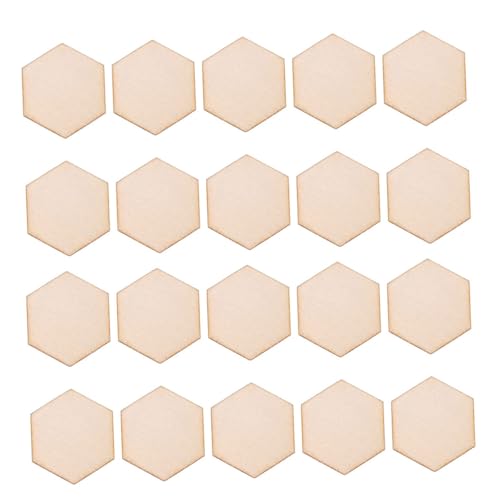 EXAOMBLE 100Stücke Sechskant Holzscheiben Unfertige DIY Holzstücke zum Basteln Naturholz für Dekoration und Projekte Glatte Oberflächen Gestalten EXAOMBLE 100Stücke Sechskant Holzscheiben Unfertige DIY Holzstücke zum Basteln Naturholz für Dekoration und Projekte Glatte Oberflächen Gestalten von EXAOMBLE