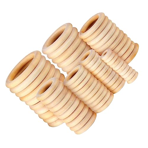 EXAOMBLE 100Stücke Unfertige Holzringe Natürliche Holzfarbe für DIY Projekte Bastelringe Vorhangringe Schmuckherstellung Hochzeitsdekoration Handwerk Zubehör EXAOMBLE 100Stücke Unfertige Holzringe Natürliche Holzfarbe für DIY Projekte Bastelringe Vorhangringe Schmuckherstellung Hochzeitsdekoration Handwerk Zubehör von EXAOMBLE