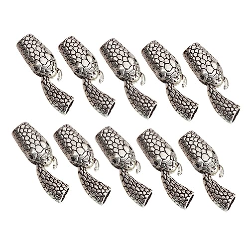 EXAOMBLE 10Paare Schlangenarmbandverschlüsse DIY Schmuckverschluss Umschalten Halskette Armband Kippverschluss Antik für Schmuckherstellung Einfach Anzuwenden und Elegant von EXAOMBLE